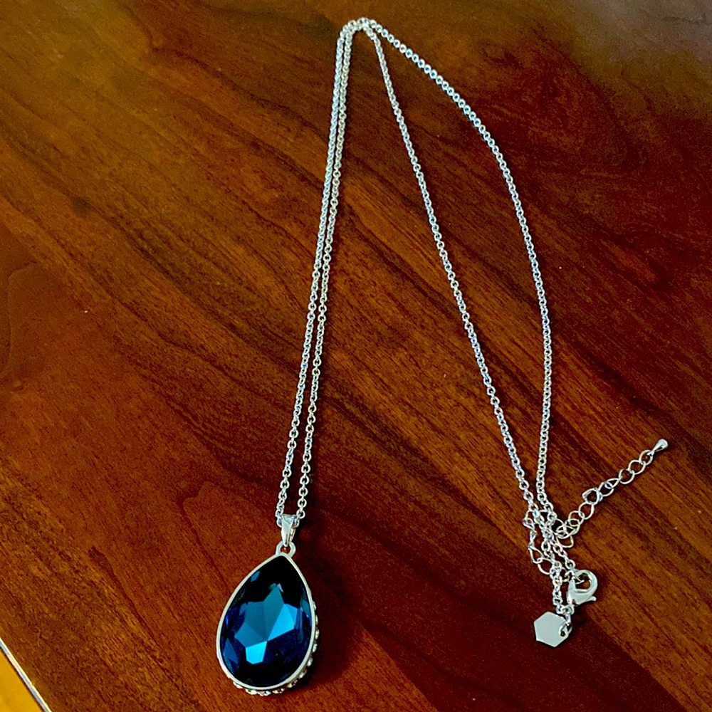 Women’s crystal touchstone pendant necklace